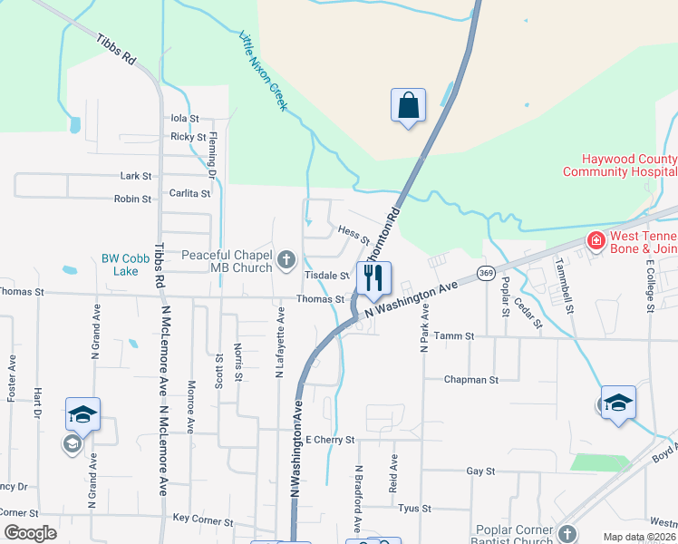 map of restaurants, bars, coffee shops, grocery stores, and more near 118 Young Street in Brownsville