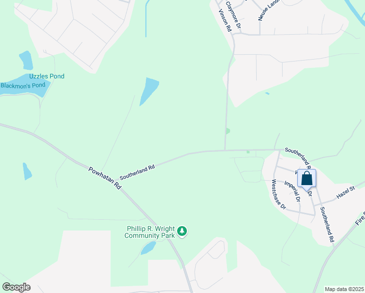 map of restaurants, bars, coffee shops, grocery stores, and more near 1100 Southerland Road in Clayton