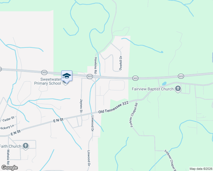 map of restaurants, bars, coffee shops, grocery stores, and more near 482 Oakhill Drive in Sweetwater