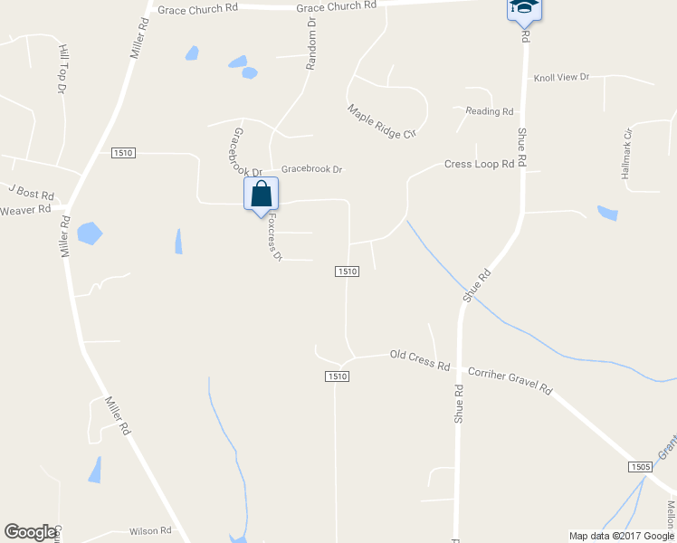 map of restaurants, bars, coffee shops, grocery stores, and more near 1035 Cress School Road in Salisbury
