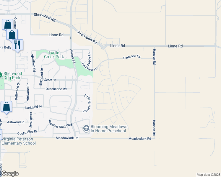 map of restaurants, bars, coffee shops, grocery stores, and more near 3718 Rhone Road in Paso Robles