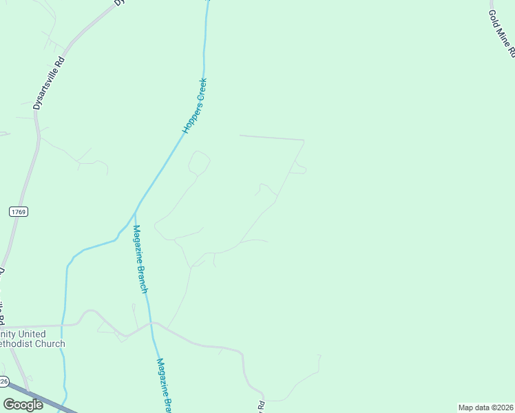 map of restaurants, bars, coffee shops, grocery stores, and more near 182 Pilot Ridge Road in Nebo