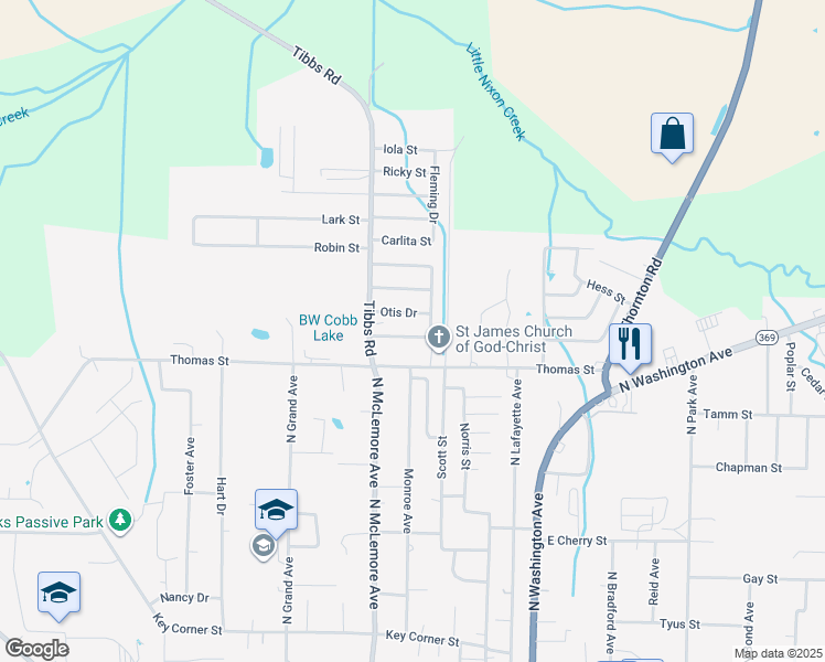 map of restaurants, bars, coffee shops, grocery stores, and more near 454 Josephine Drive in Brownsville