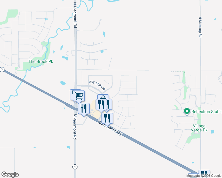 map of restaurants, bars, coffee shops, grocery stores, and more near 13620 Bradbury Lane in Piedmont