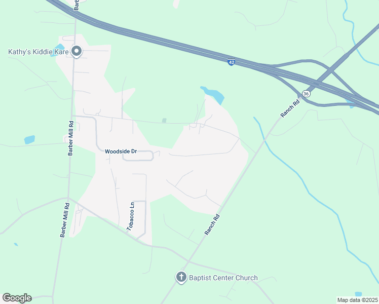 map of restaurants, bars, coffee shops, grocery stores, and more near 304 Knights Bridge Drive in Clayton