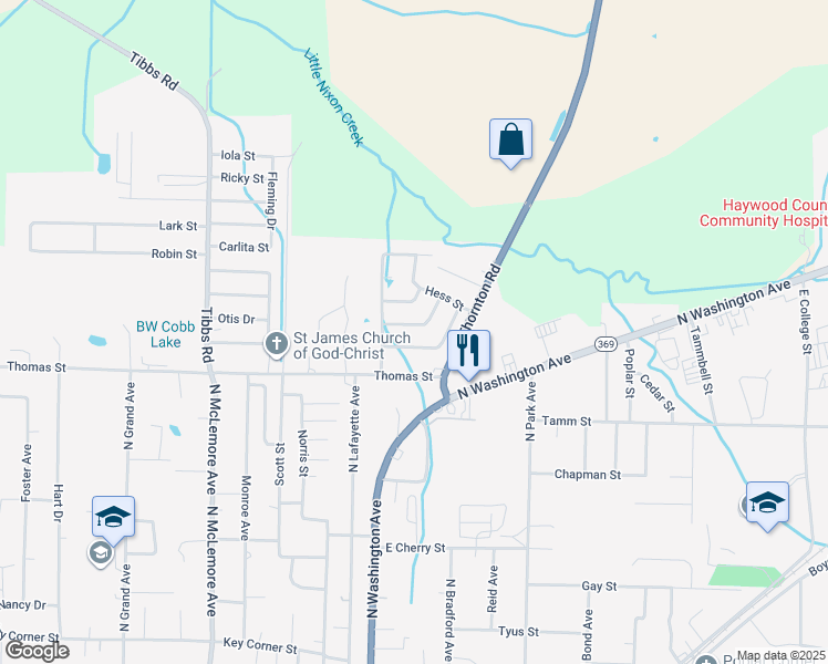 map of restaurants, bars, coffee shops, grocery stores, and more near 118 Young Street in Brownsville