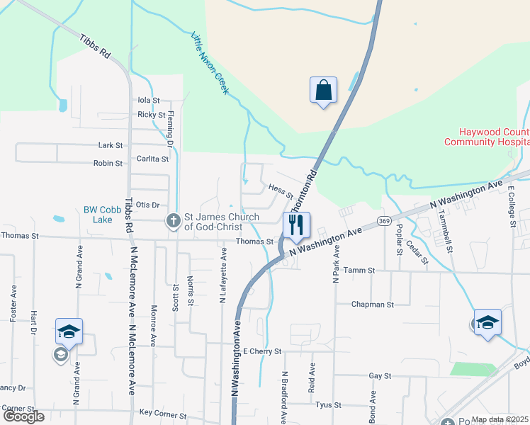 map of restaurants, bars, coffee shops, grocery stores, and more near 118 Young Street in Brownsville