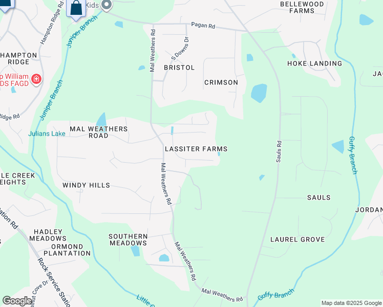 map of restaurants, bars, coffee shops, grocery stores, and more near 6105 Catandpolly Lane in Raleigh