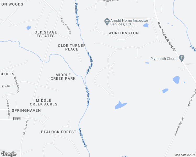 map of restaurants, bars, coffee shops, grocery stores, and more near 1100 Vannstone Drive in Raleigh