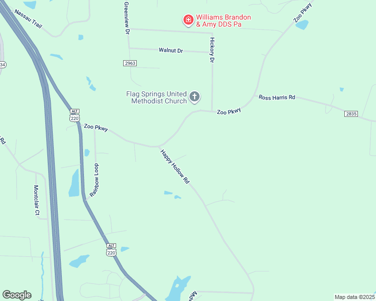 map of restaurants, bars, coffee shops, grocery stores, and more near 3051 Happy Hollow Road in Asheboro