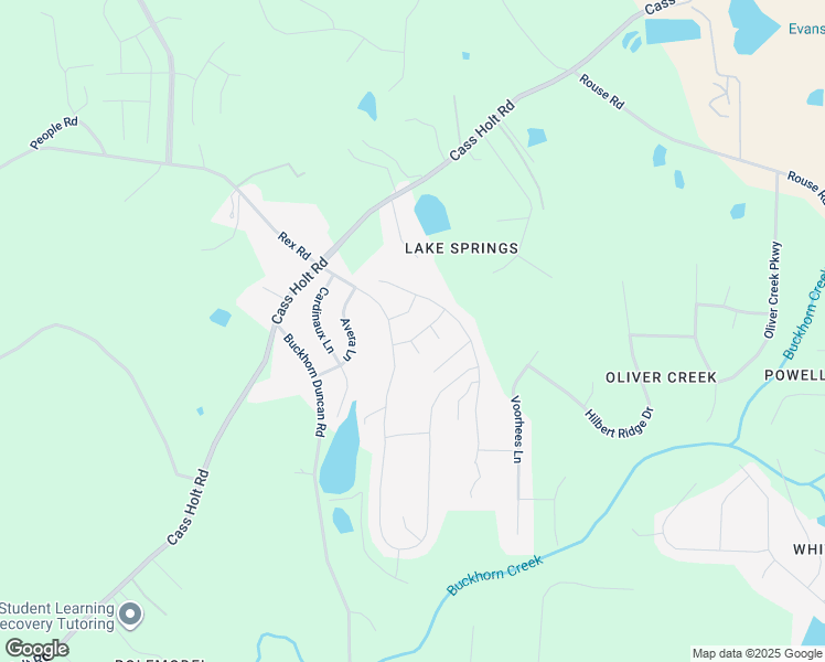 map of restaurants, bars, coffee shops, grocery stores, and more near 5724 Lumiere Street in Holly Springs