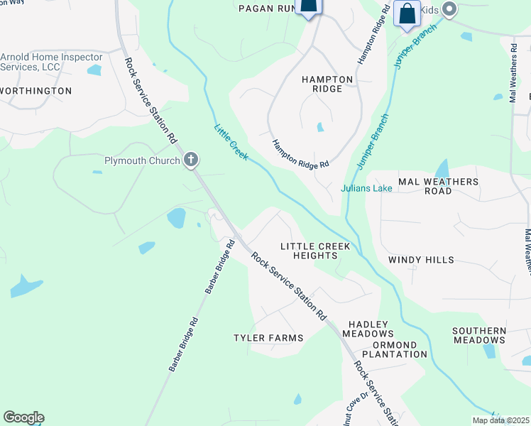 map of restaurants, bars, coffee shops, grocery stores, and more near 4408 River Down Drive in Raleigh
