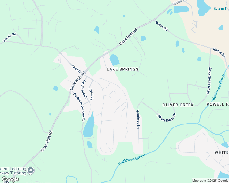 map of restaurants, bars, coffee shops, grocery stores, and more near 6209 Hirondelle Court in Holly Springs