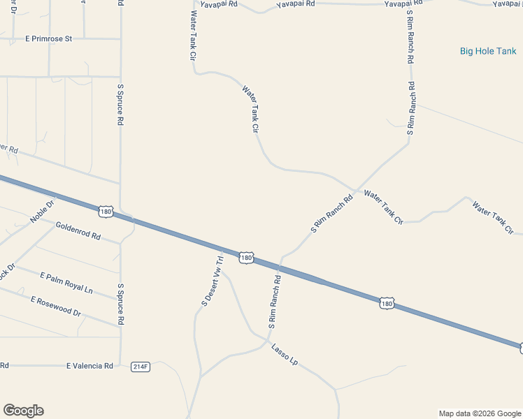 map of restaurants, bars, coffee shops, grocery stores, and more near 8913 Water Tank Circle in Williams