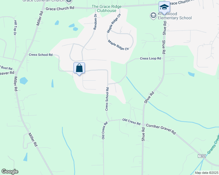 map of restaurants, bars, coffee shops, grocery stores, and more near 1035 Cress School Road in Salisbury