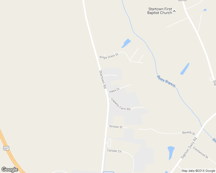 map of restaurants, bars, coffee shops, grocery stores, and more near 5268 Startown Road in Newton