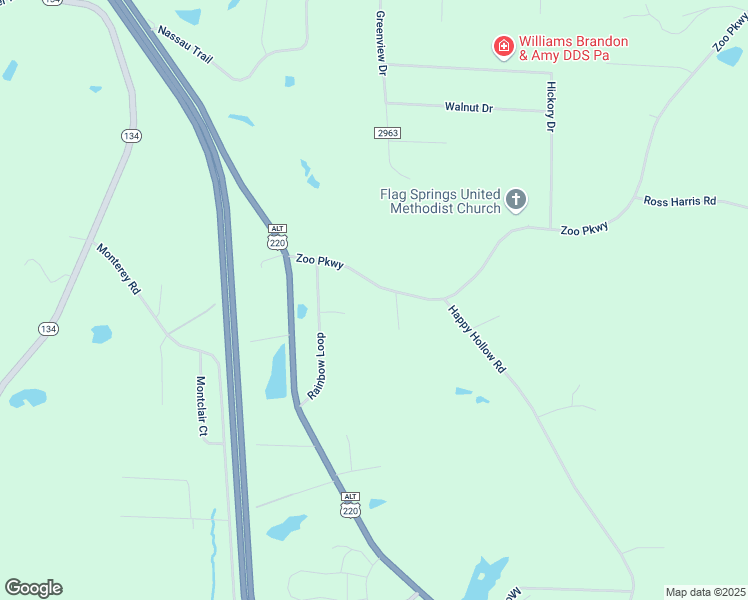 map of restaurants, bars, coffee shops, grocery stores, and more near 6101 Zoo Parkway in Asheboro