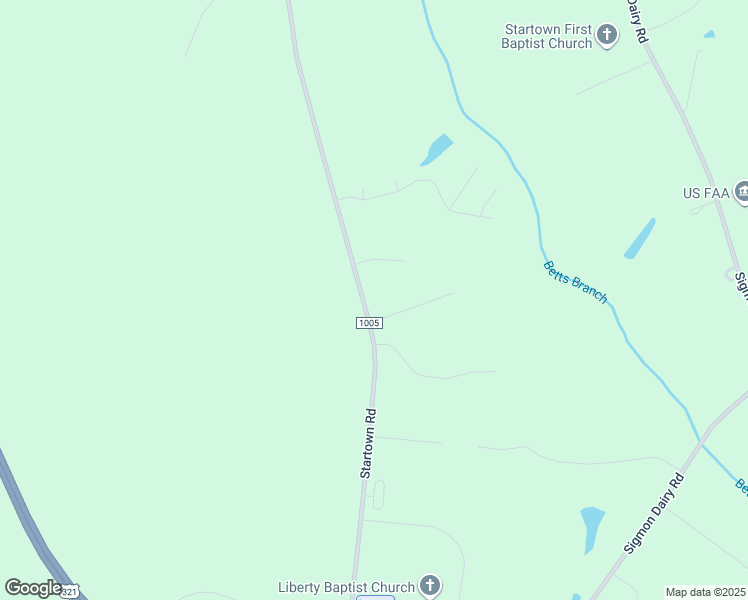 map of restaurants, bars, coffee shops, grocery stores, and more near 5268 Startown Road in Newton