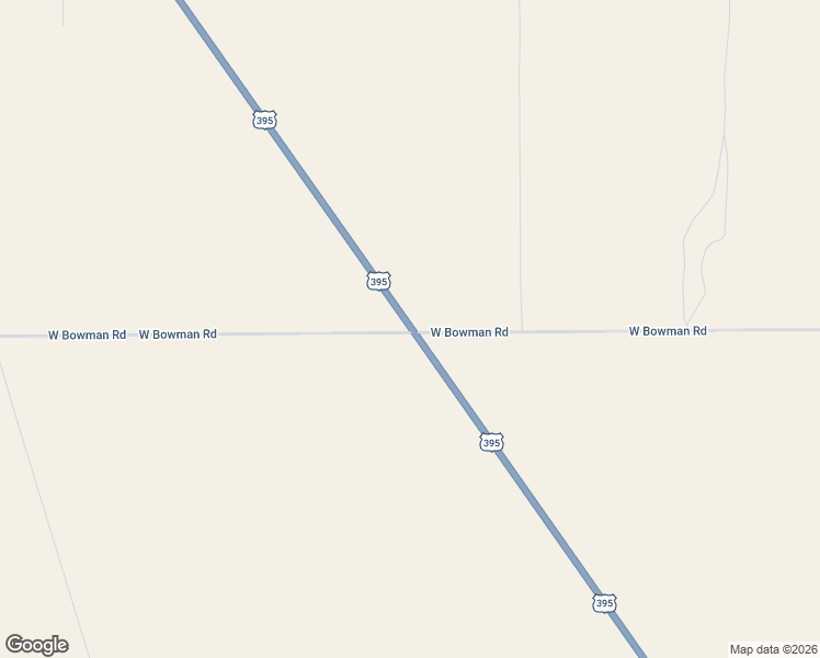 map of restaurants, bars, coffee shops, grocery stores, and more near Bowman Road in Ridgecrest