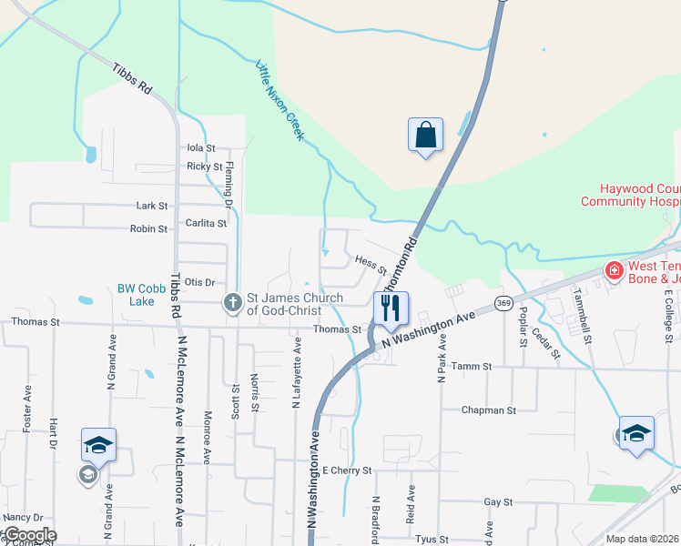map of restaurants, bars, coffee shops, grocery stores, and more near 1245 Hess Street in Brownsville