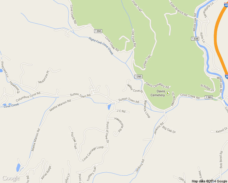 map of restaurants, bars, coffee shops, grocery stores, and more near 28 Secluded Cove in Waynesville