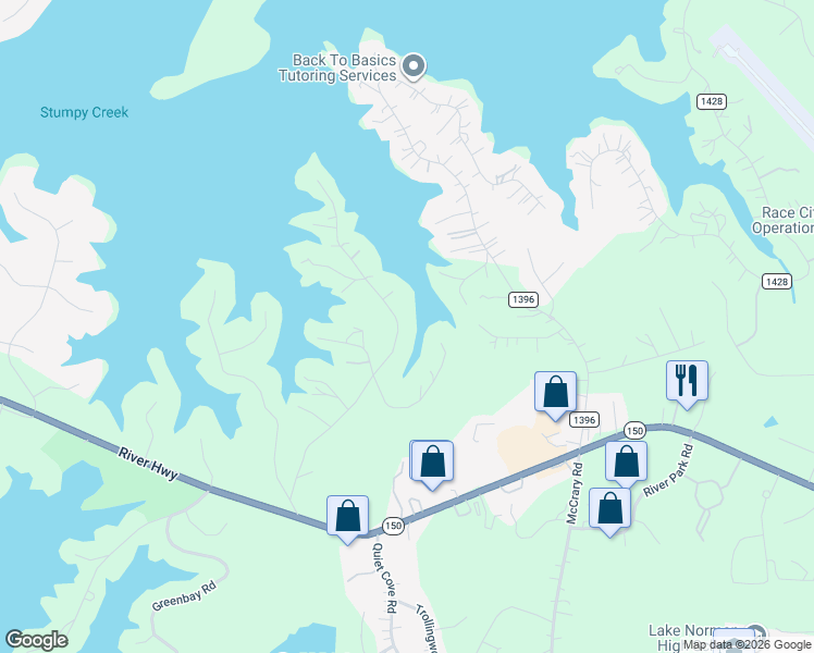 map of restaurants, bars, coffee shops, grocery stores, and more near 226 Hermance Lane in Mooresville