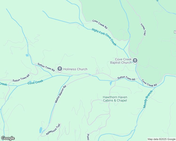 map of restaurants, bars, coffee shops, grocery stores, and more near 534 Sutton Town Road in Waynesville