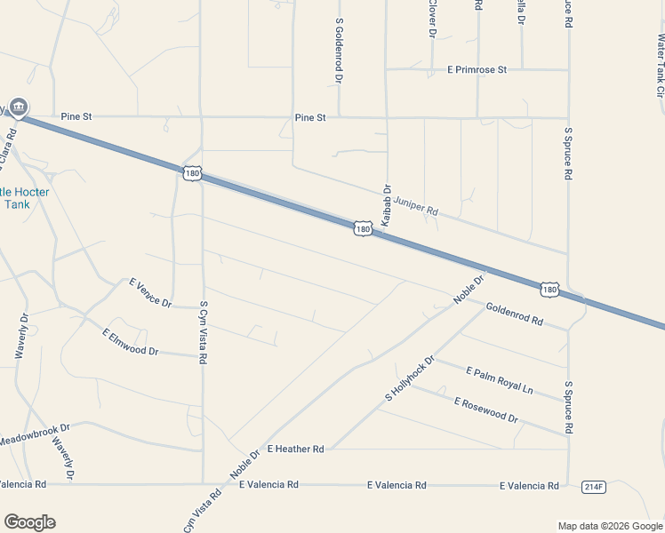 map of restaurants, bars, coffee shops, grocery stores, and more near 4336 Goldenrod Road in Williams