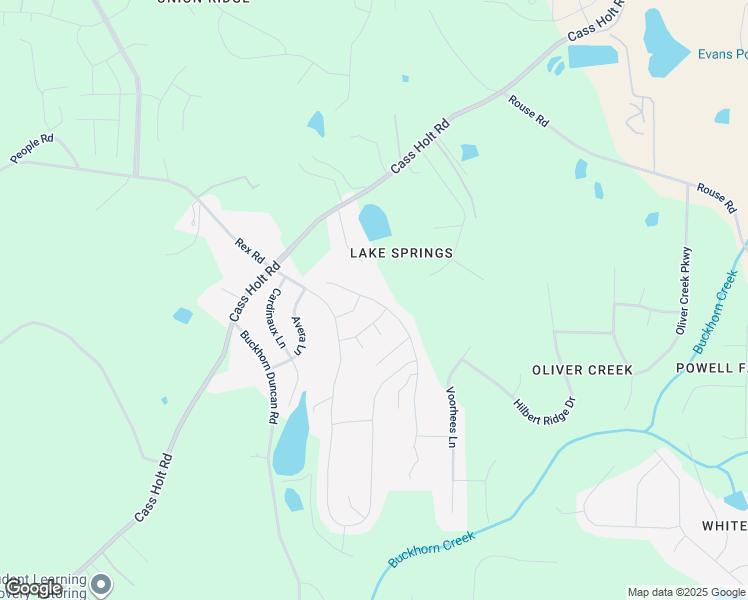 map of restaurants, bars, coffee shops, grocery stores, and more near 6109 Fauvette Lane in Holly Springs