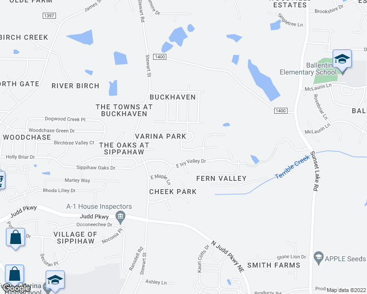 map of restaurants, bars, coffee shops, grocery stores, and more near 815 Brookhannah Court in Fuquay-Varina