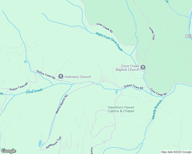 map of restaurants, bars, coffee shops, grocery stores, and more near 534 Sutton Town Road in Waynesville
