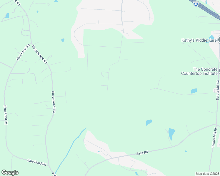 map of restaurants, bars, coffee shops, grocery stores, and more near 1243 Corbett Road in Clayton