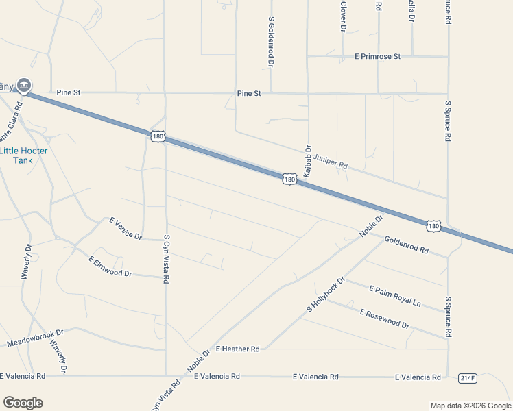 map of restaurants, bars, coffee shops, grocery stores, and more near 4336 Goldenrod Road in Williams