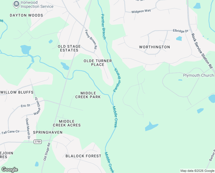 map of restaurants, bars, coffee shops, grocery stores, and more near 1100 Vannstone Drive in Raleigh