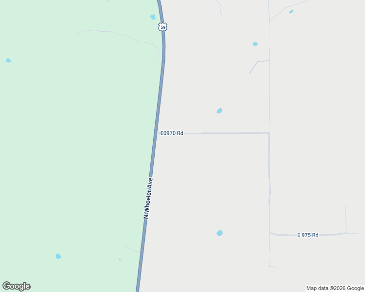 map of restaurants, bars, coffee shops, grocery stores, and more near 468568 East 970 Road in Sallisaw