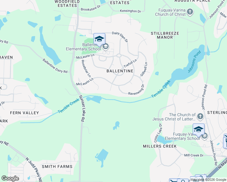 map of restaurants, bars, coffee shops, grocery stores, and more near 1908 Kylewood Court in Fuquay-Varina