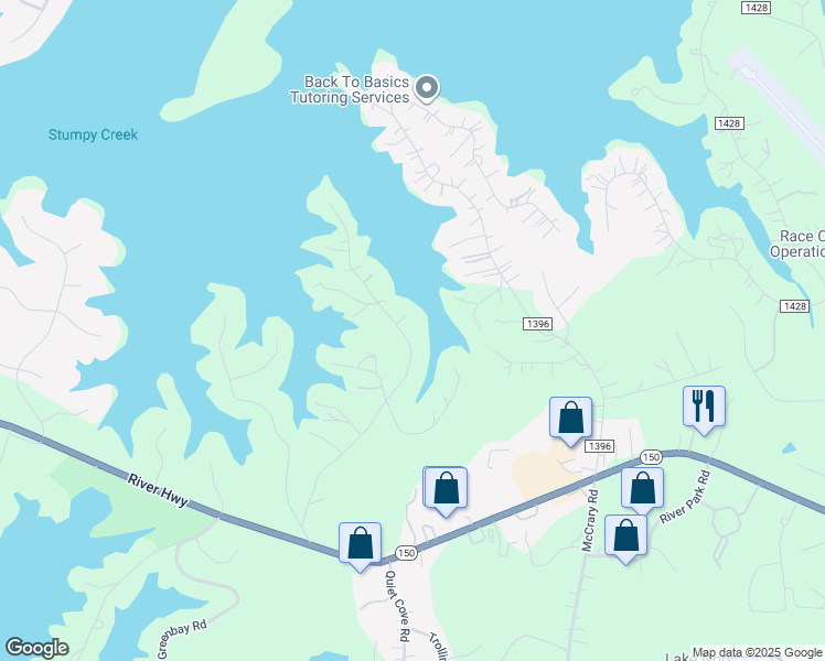 map of restaurants, bars, coffee shops, grocery stores, and more near 226 Hermance Lane in Mooresville