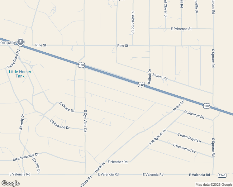 map of restaurants, bars, coffee shops, grocery stores, and more near 4262 Goldenrod Road in Williams