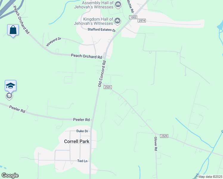 map of restaurants, bars, coffee shops, grocery stores, and more near 210 Saint Paul Church Road in Salisbury