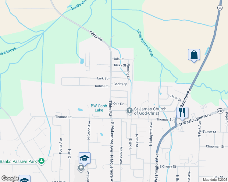 map of restaurants, bars, coffee shops, grocery stores, and more near 496 Joshwood Drive in Brownsville