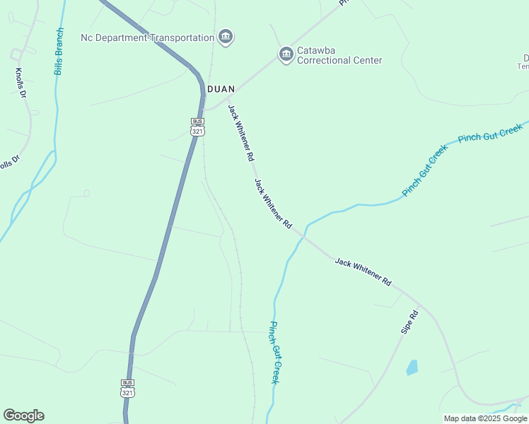 map of restaurants, bars, coffee shops, grocery stores, and more near 2899 Jack Whitener Road in Newton
