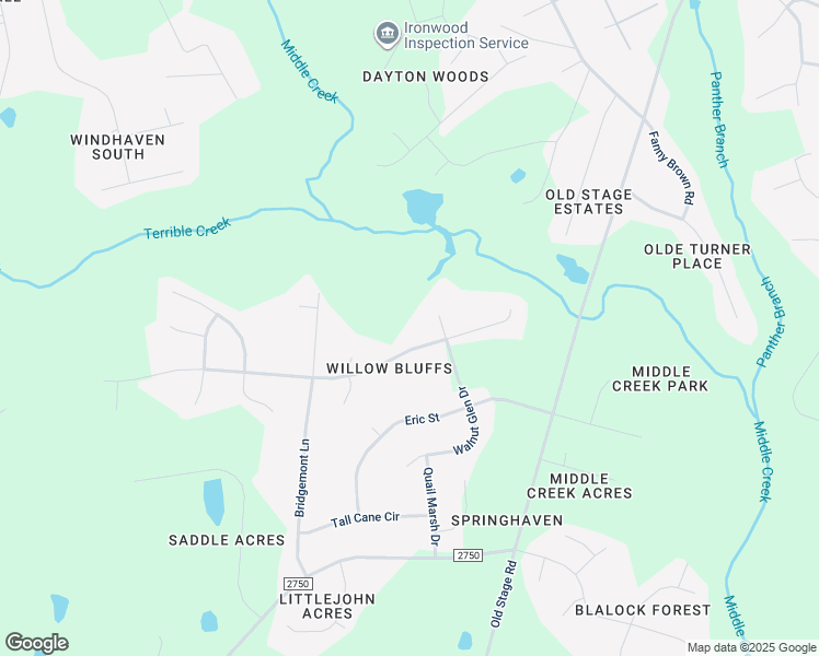 map of restaurants, bars, coffee shops, grocery stores, and more near 1550 Middle Ridge Drive in Wake County