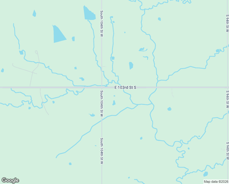 map of restaurants, bars, coffee shops, grocery stores, and more near 10301 East 103rd Street South in Oktaha