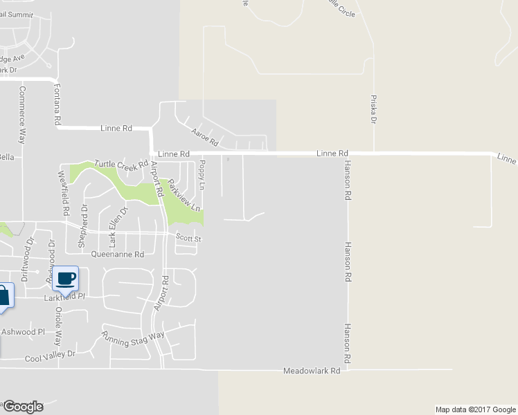 map of restaurants, bars, coffee shops, grocery stores, and more near 3161 Linne Road in Paso Robles