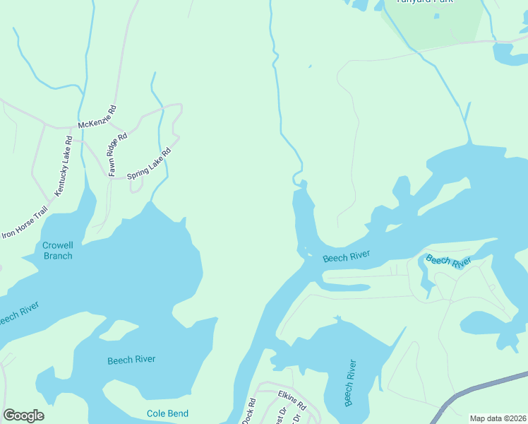 map of restaurants, bars, coffee shops, grocery stores, and more near Kilo Ford Road in Parsons