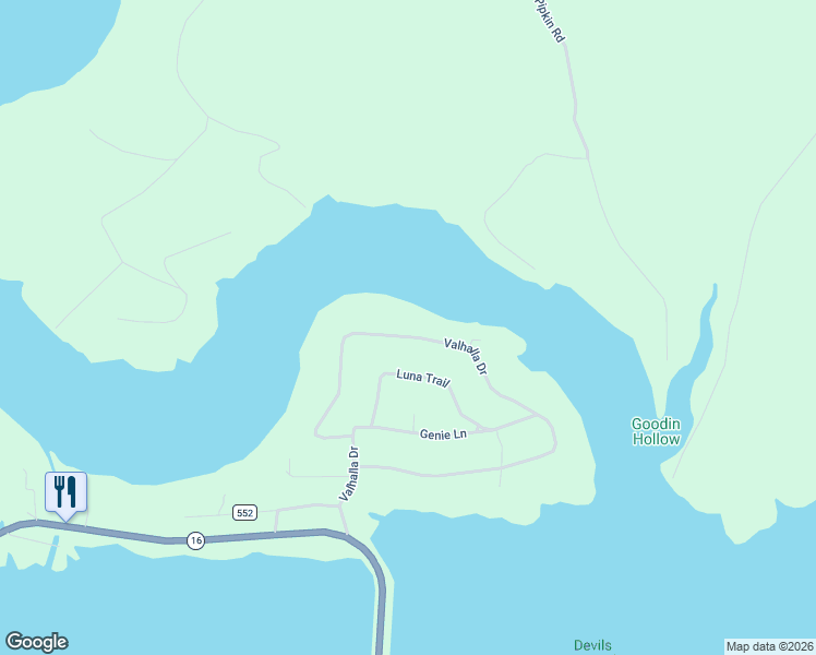 map of restaurants, bars, coffee shops, grocery stores, and more near 580 Valhalla Drive in Edgemont