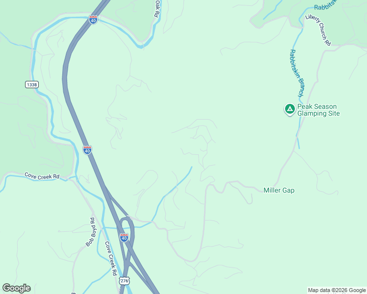 map of restaurants, bars, coffee shops, grocery stores, and more near 100 Floppy Ear Trail in Waynesville