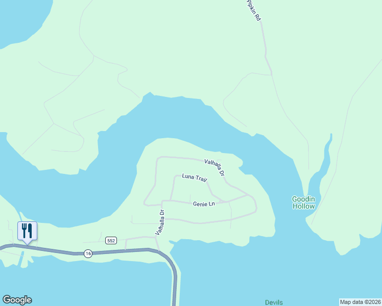 map of restaurants, bars, coffee shops, grocery stores, and more near 580 Valhalla Drive in Edgemont