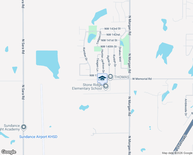 map of restaurants, bars, coffee shops, grocery stores, and more near 10040 Northwest 137th Street in Yukon