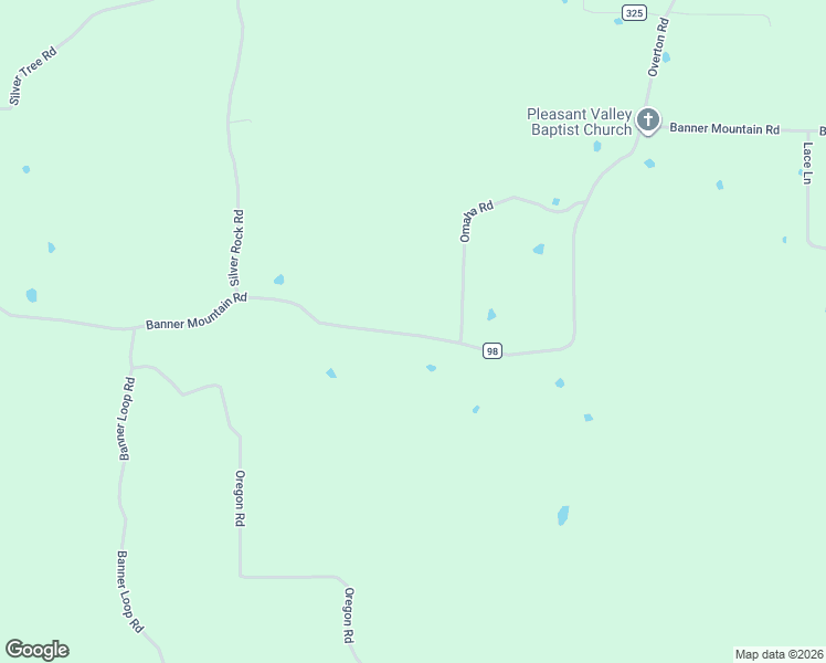map of restaurants, bars, coffee shops, grocery stores, and more near 4185 Banner Mountain Road in Shirley